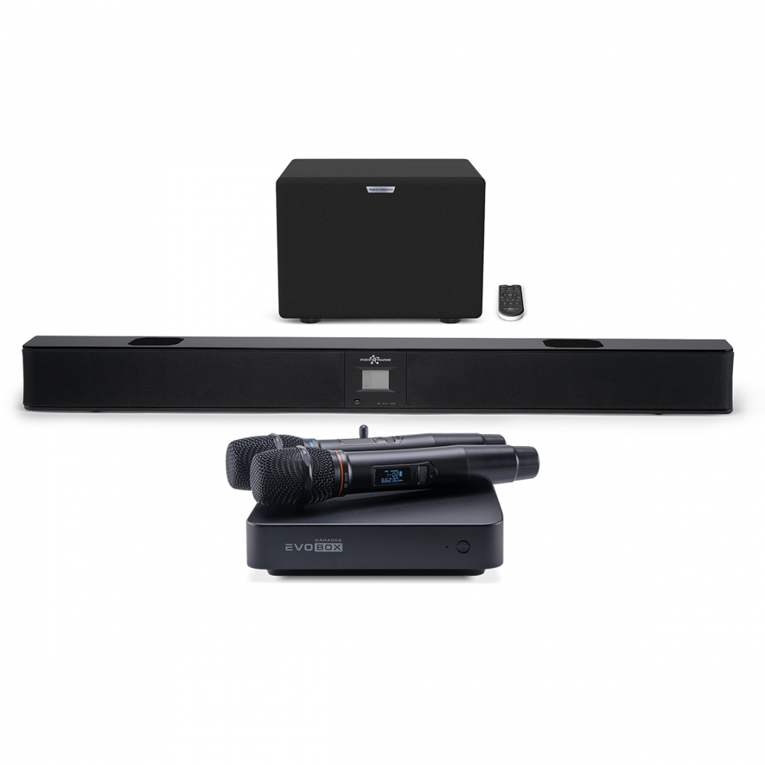 караоке-комплект EVOBOX Plus + EvoSound Bar (саундбар с караоке) в Пскове