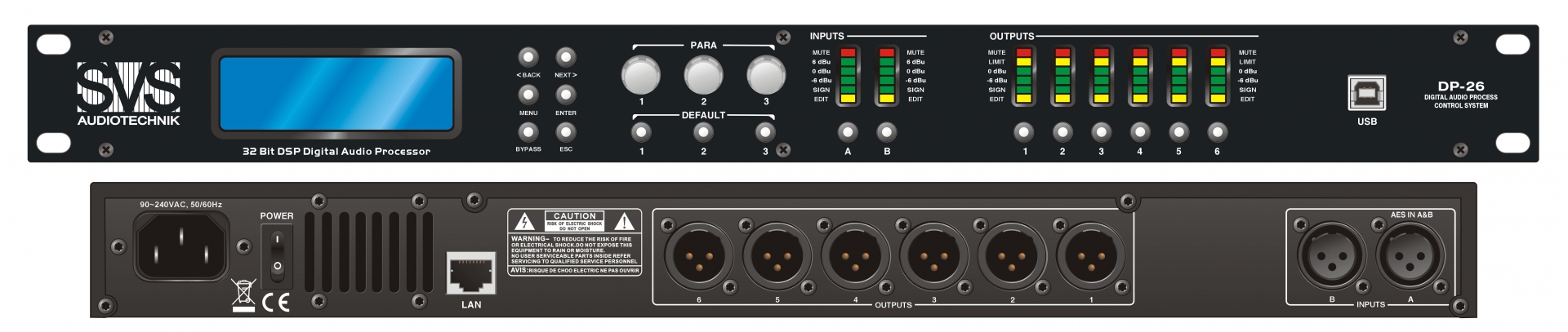 SVS Audiotechnik DP-26 Цифровой процессор: 2 входа 6 выходов в Пскове