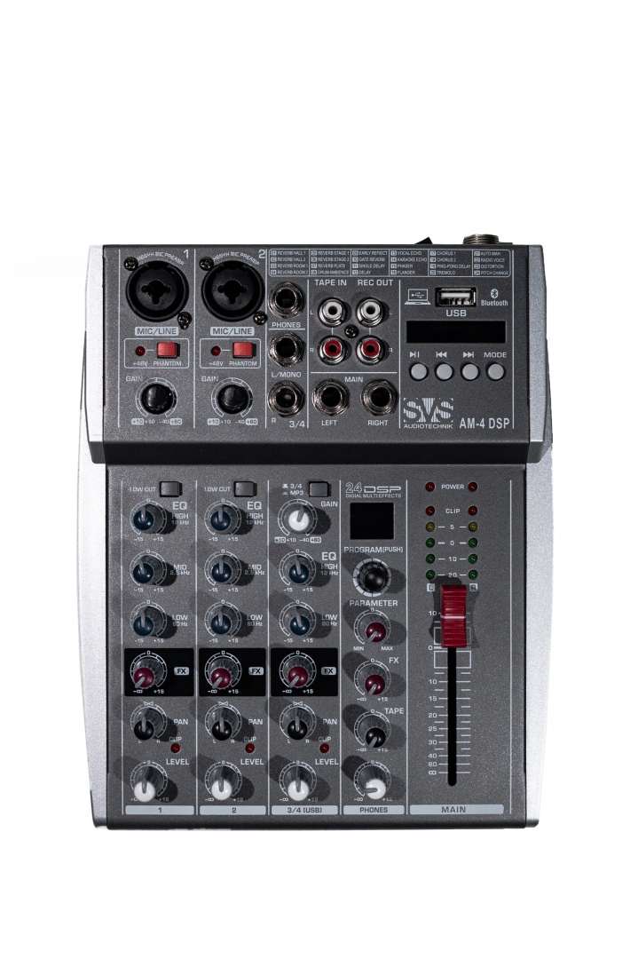SVS Audiotechnik mixers AM-4 DSP Аналоговый микшерный пульт, 4-канала в Пскове